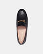 COACH®,HANNA LOAFER,Leather,Black,Inside View,Top View