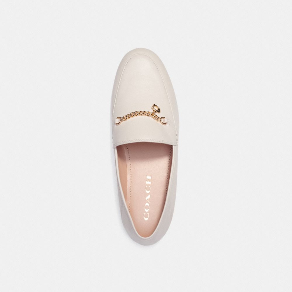 COACH®,HANNA LOAFER,Chalk,Inside View,Top View