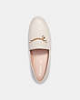 COACH®,HANNA LOAFER,Leather,Chalk,Inside View,Top View