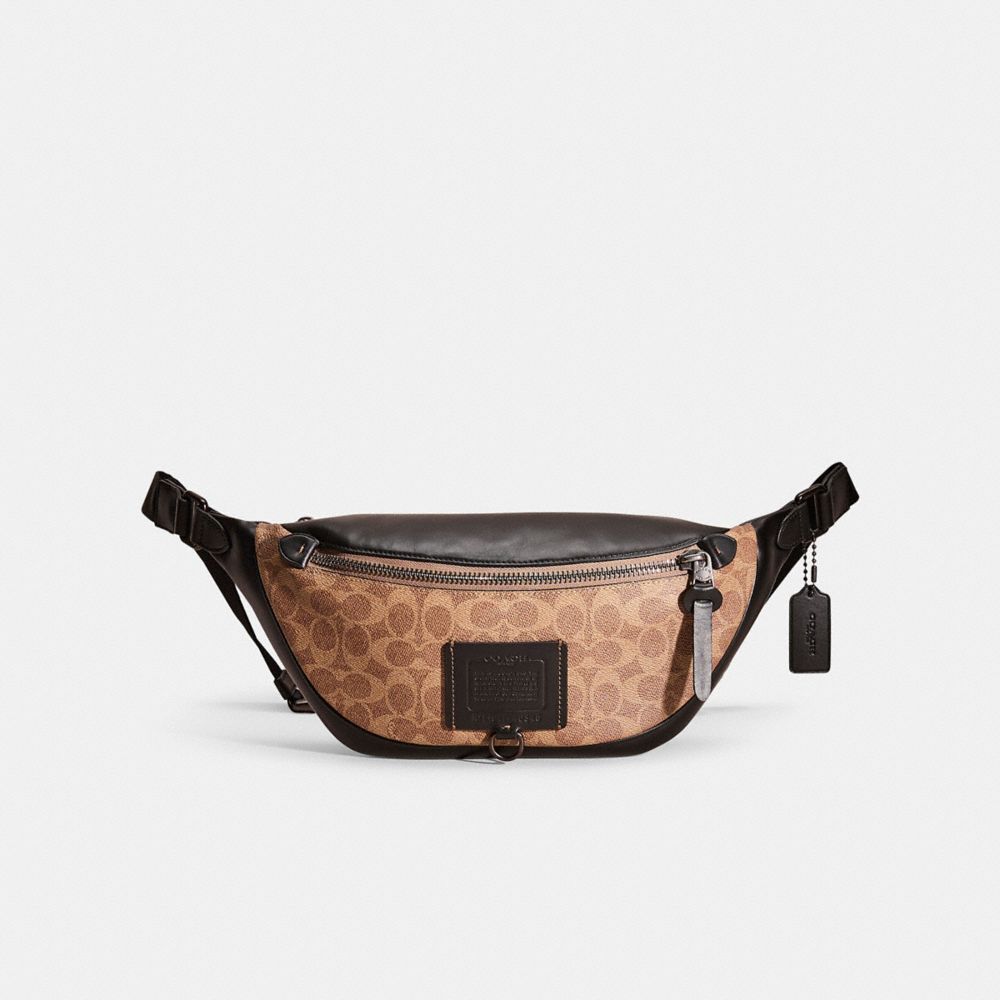 Rivington belt bag in signature leather sale