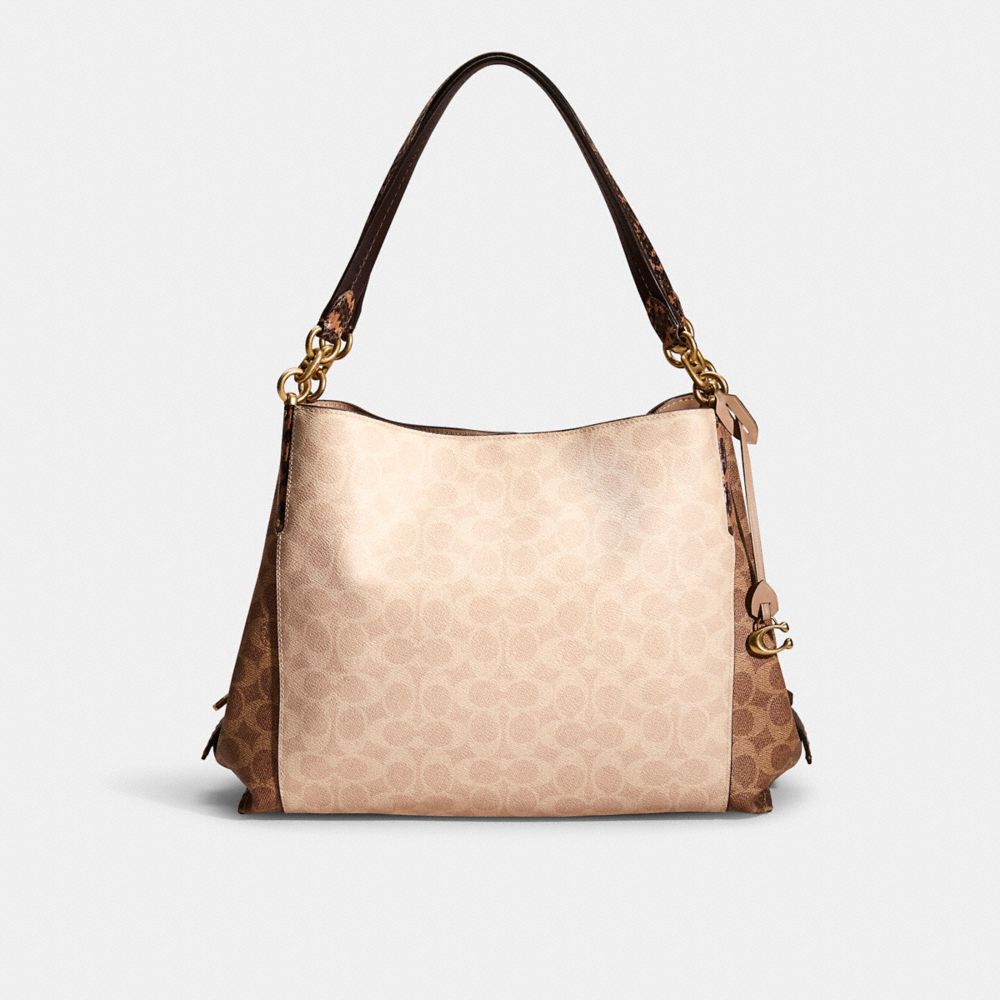 Coach Signature Snake Large Tote should bag canvas popular and leather