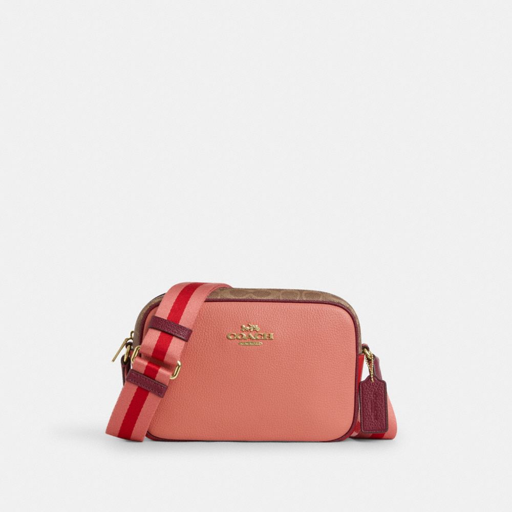 COACH®,Im/Marron Orangé/Corail Brûlé Multi,Front View