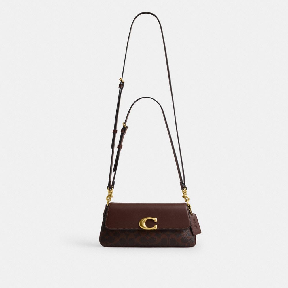 Женские сумки Coach Jet Shoulder Bag In Signature Canvas — фото 6