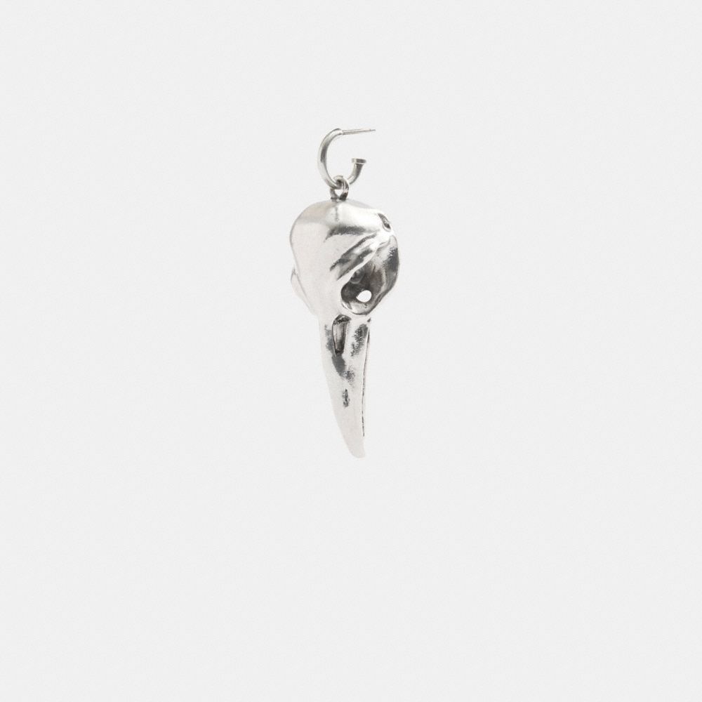 COACH®,Bird Skull Single Earring,,Front View image number 0