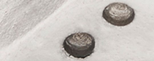 COACH®,BOUCLE D’OREILLE DÉS,Argenté