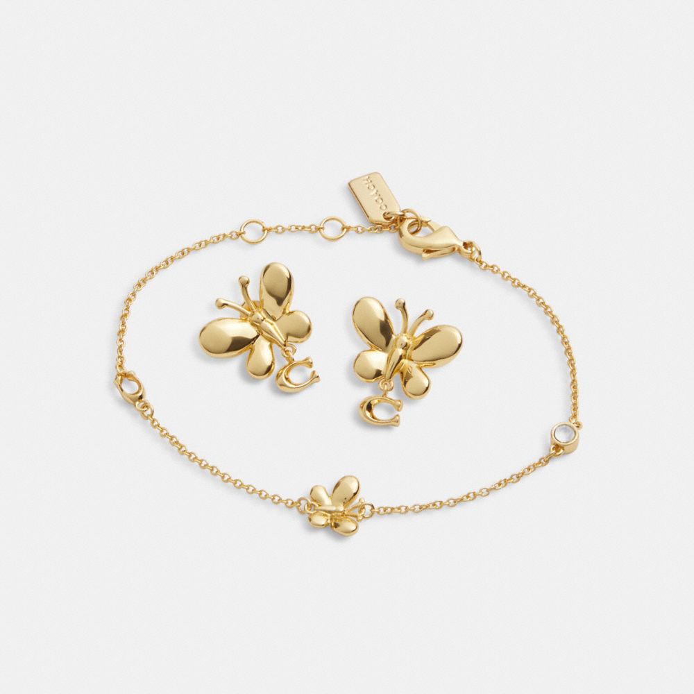 COACH®,Butterfly Jewelry Set,