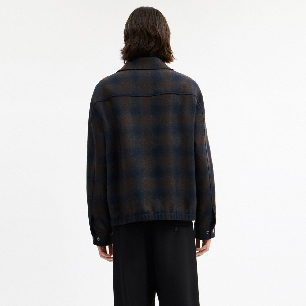 COACH®,Wool Short Jacket,Multi Color,Scale View