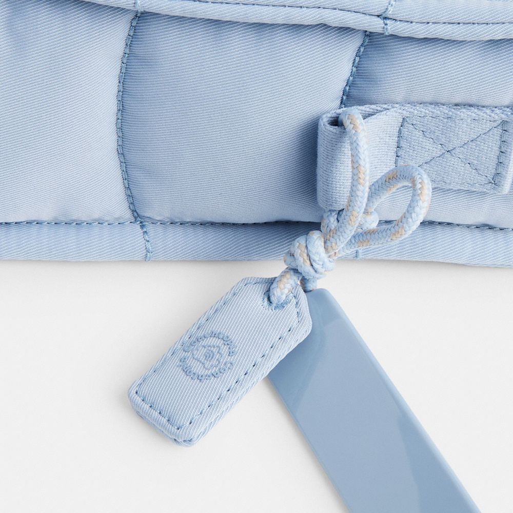 COACH®,Coachtopia Loop Mini Tote In Recycled Polyester,Blue
