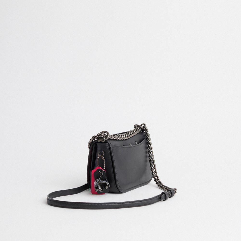 COACH®,Upcrafted Coach Swagger Shoulder Bag 20,,Angle View