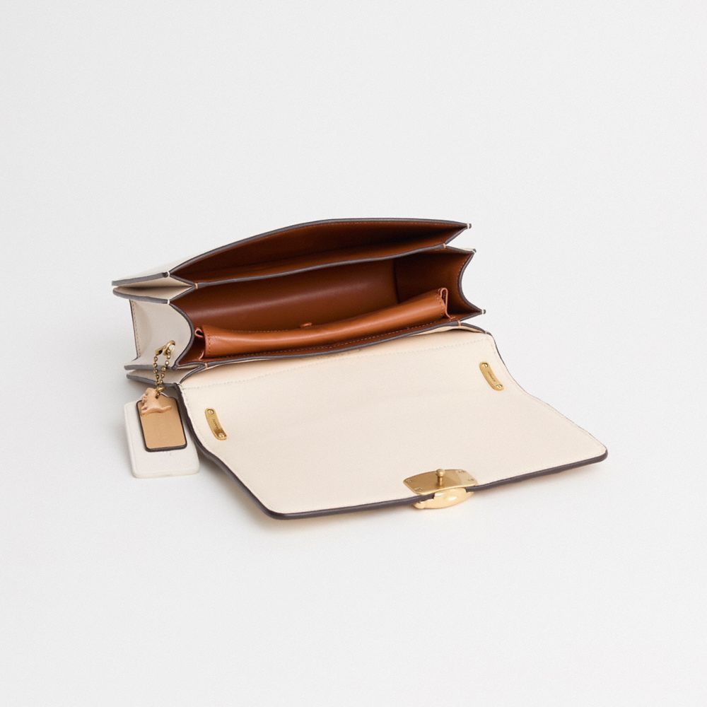COACH®,Upcrafted Bandit Shoulder Bag,Leather,Crossbody,Animal Skin Embossing,Color Block,Patchwork,Pen Holder,Set,Adjustab...,Multi Color,Inside View,Top View