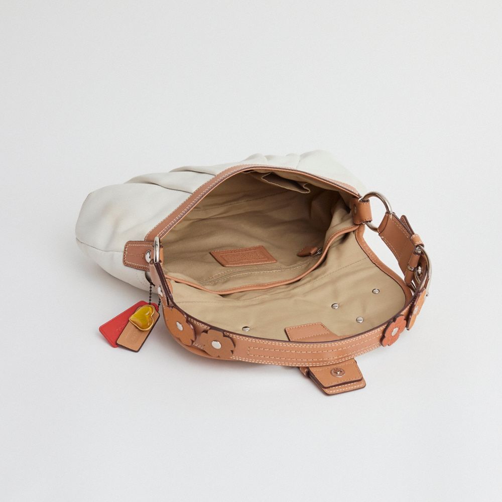 COACH®,Upcrafted Soho Buckle Flap Bag,,Inside View,Top View
