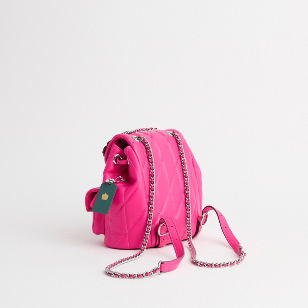 COACH®,Upcrafted Tabby Backpack With Quilting,,Angle View
