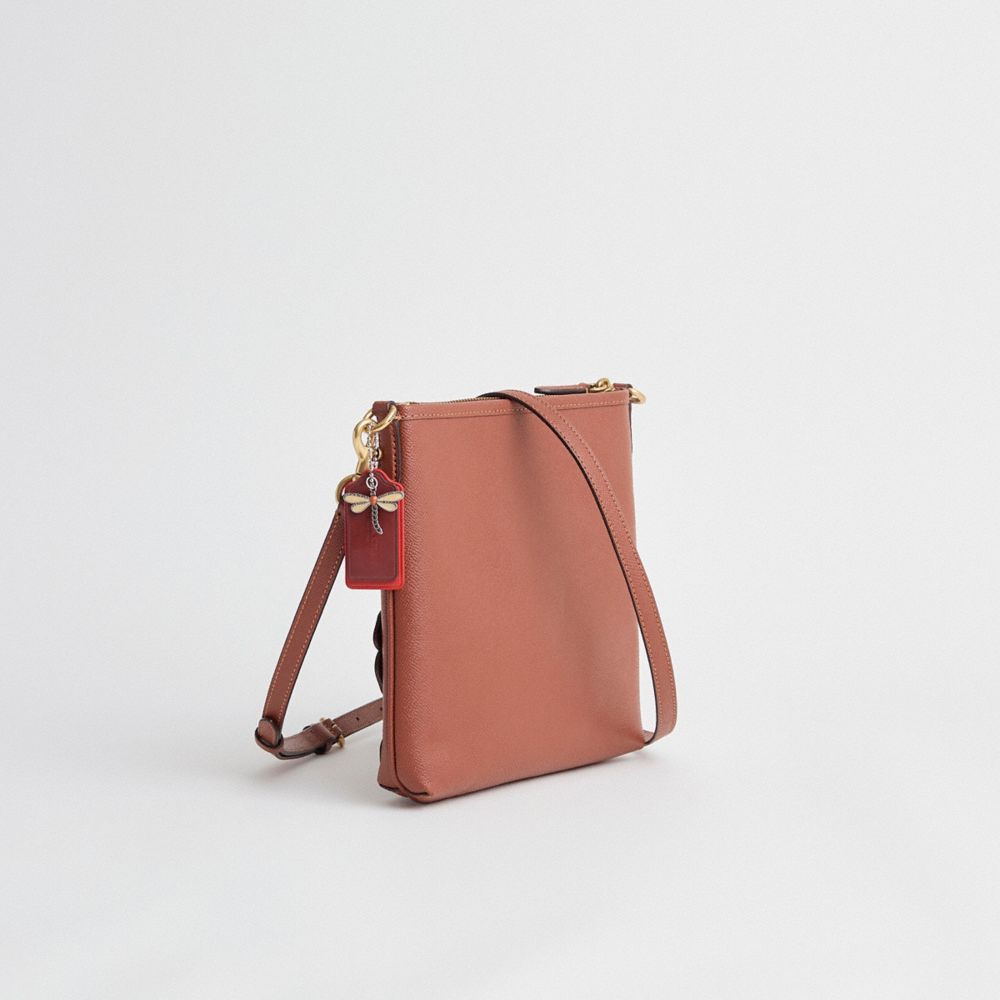 COACH®,Upcrafted Kitt Messenger Crossbody Bag,,Angle View