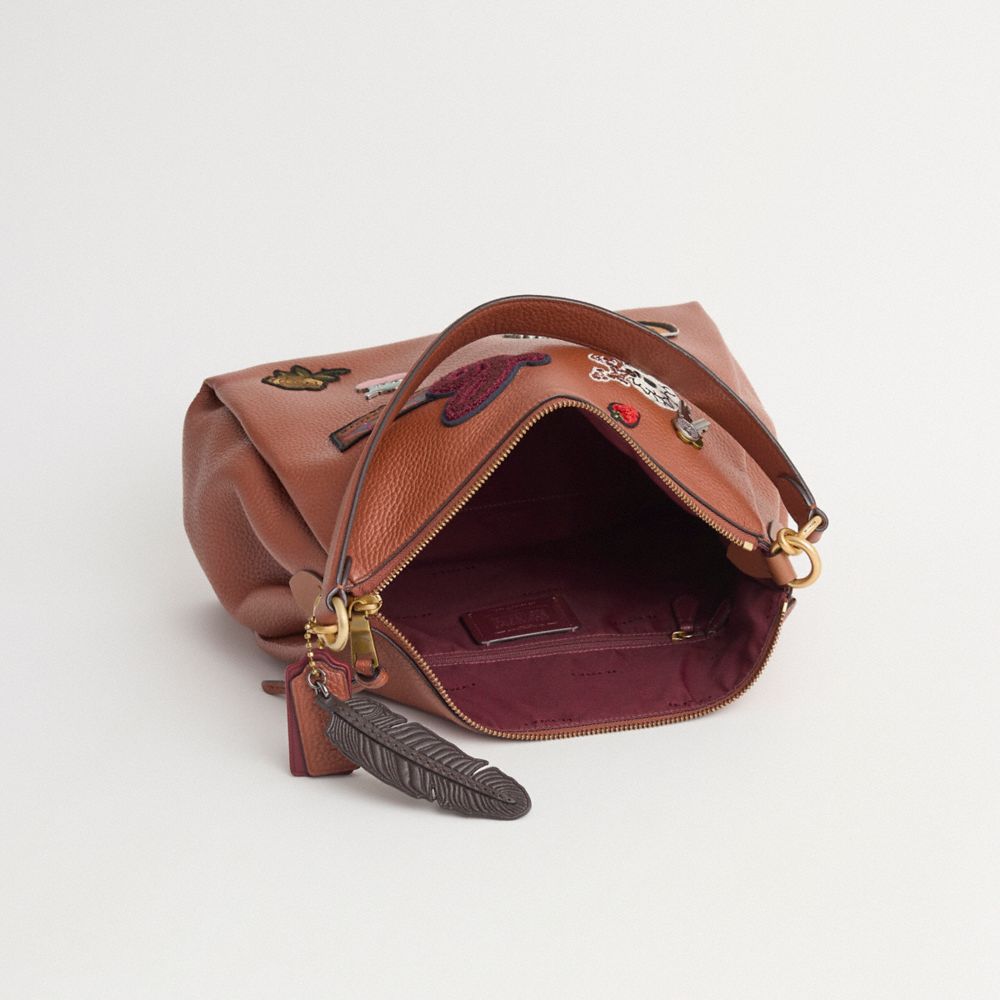 COACH®,Upcrafted Shay Shoulder Bag,,Inside View,Top View