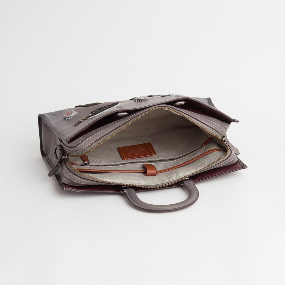 COACH®,Upcrafted Rogue Brief,,Inside View,Top View