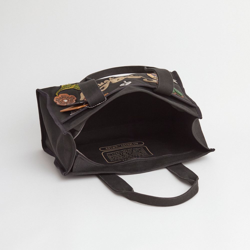 COACH®,Upcrafted Cargo Tote Bag 42,,Inside View,Top View