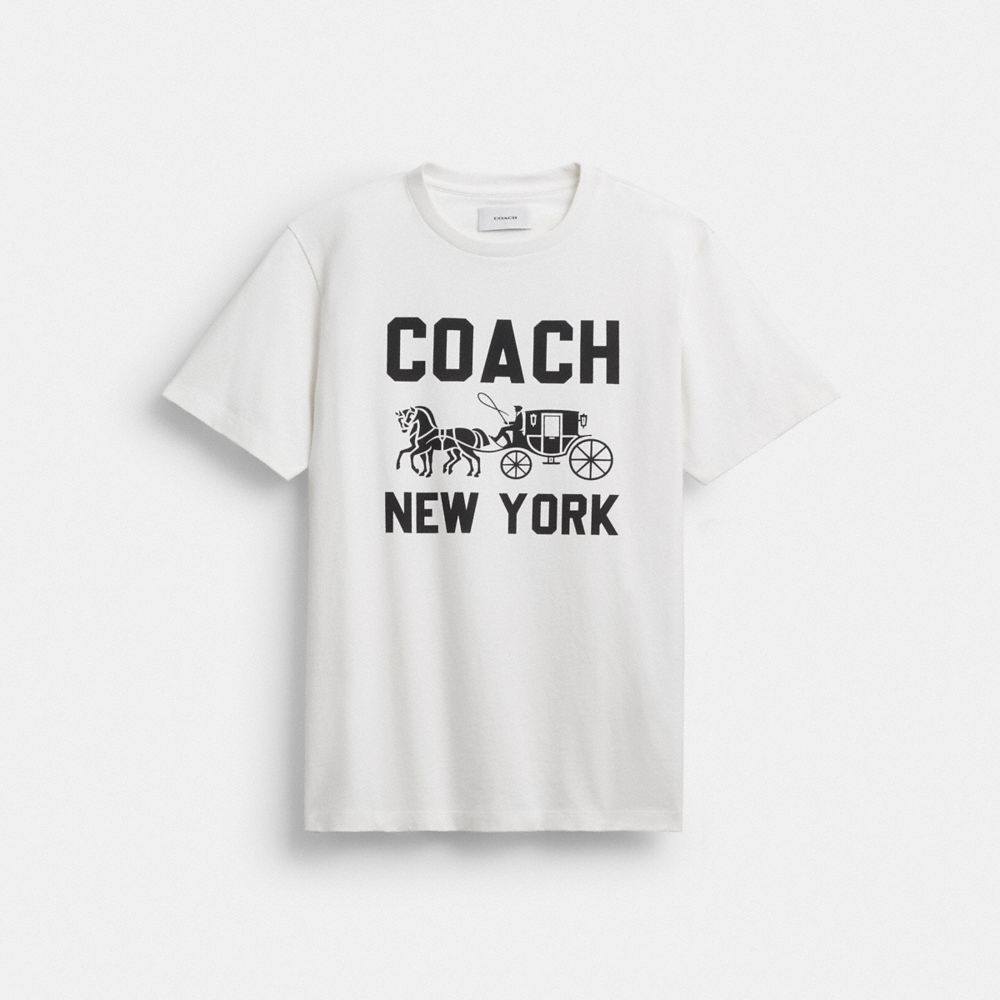 COACH®,Horse And Carriage T Shirt,,Front View