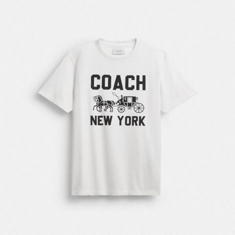 Мужские футболки Coach Horse And Carriage T-Shirt