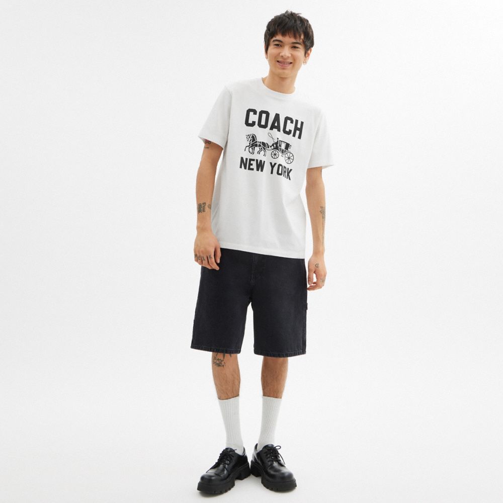 Мужские футболки Coach Horse And Carriage T-Shirt — фото 2