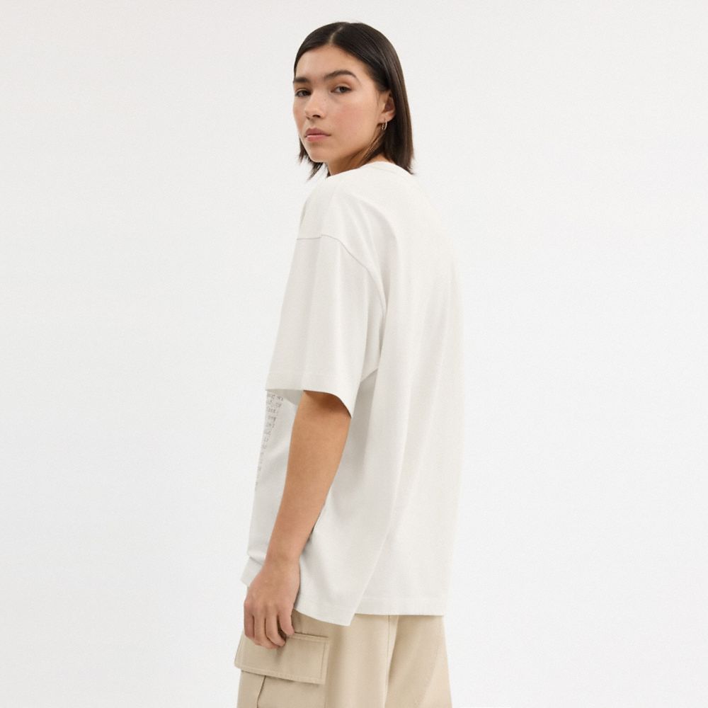 COACH®,Relaxed Collage Graphic T Shirt,,Scale View