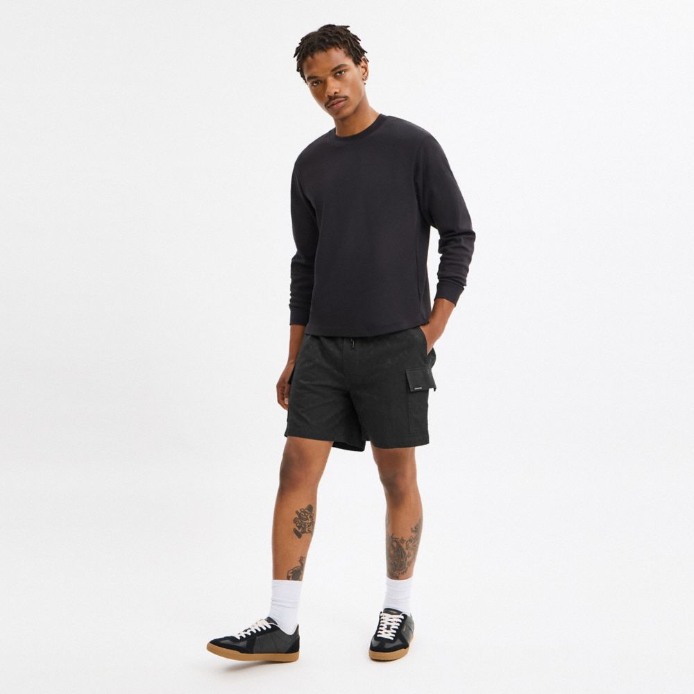 COACH®,Signature Jacquard Shorts,,Scale View