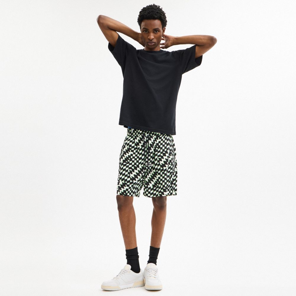 COACH®,Printed Camp Shorts,,Scale View