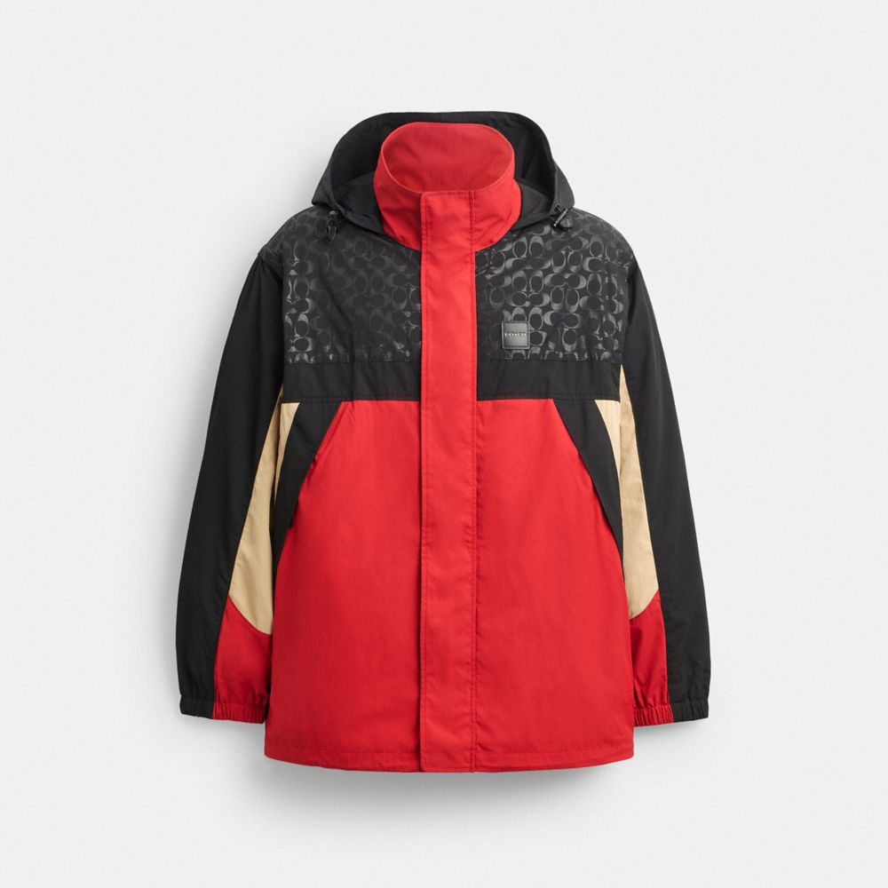 Coach Convertible Windbreaker In Green