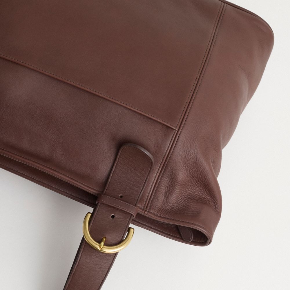 COACH®,Vintage Soho Zip Tote Bag,Brown,Closer View