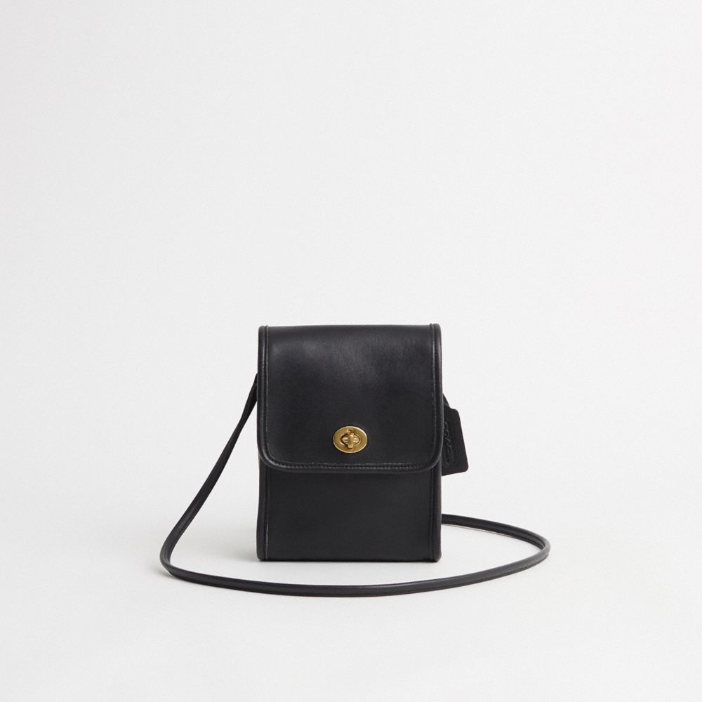 Coach Black Leather Vintage Scooter buy Crossbody