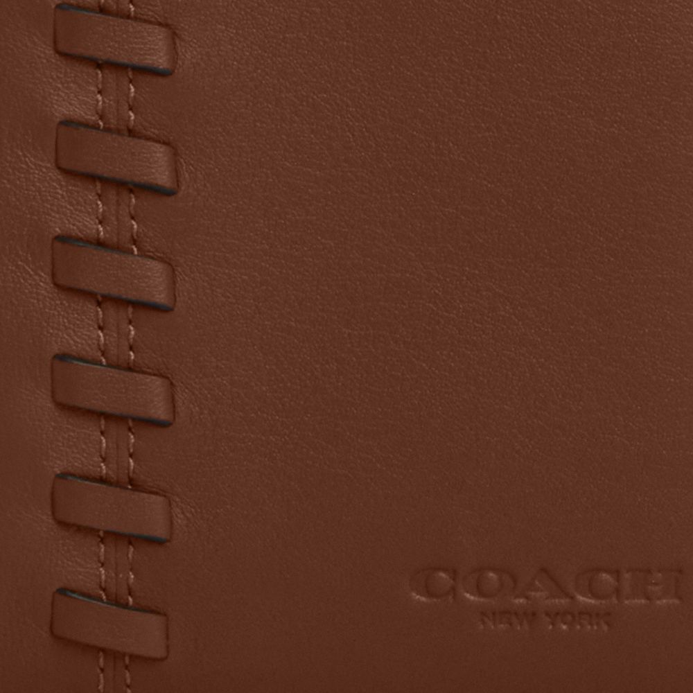 COACH®,Passport Card Case With Whipstitch,,Closer View