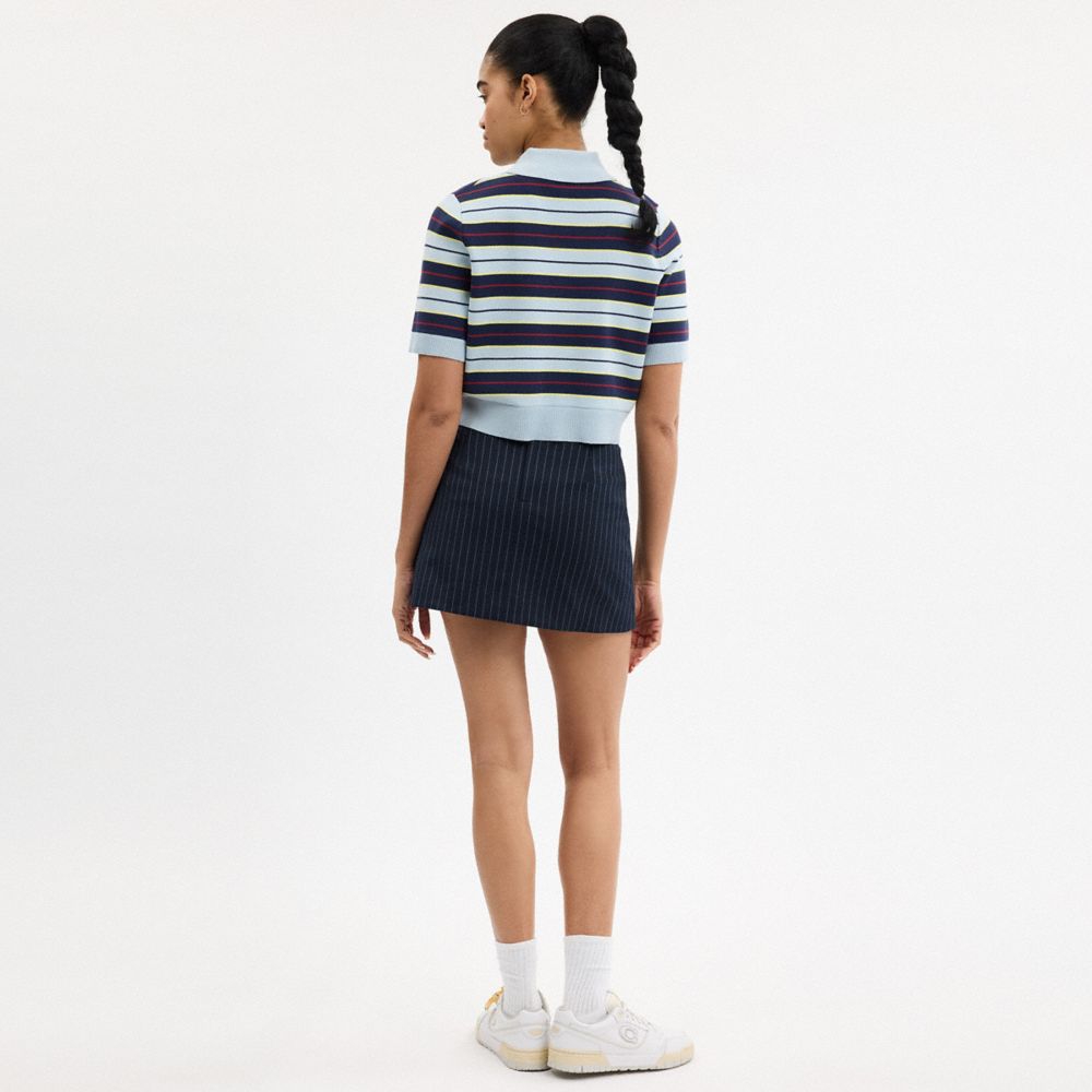 Coach In White/navy