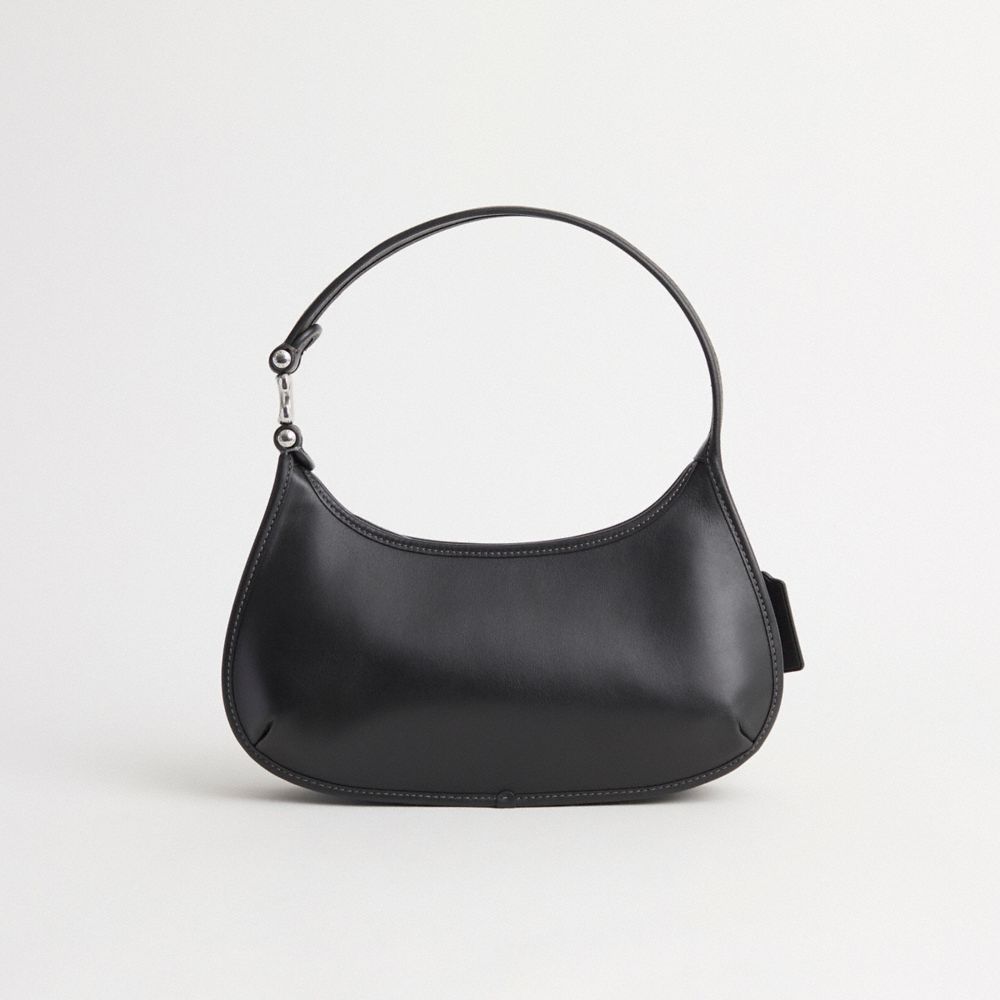 COACH®,Restored Eve Shoulder Bag,Black,Front View