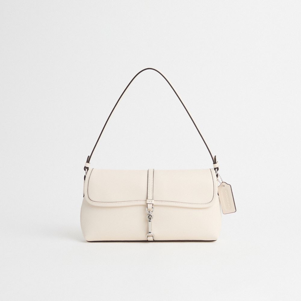 Coach Restored Hamptons Bag In Silver/chalk
