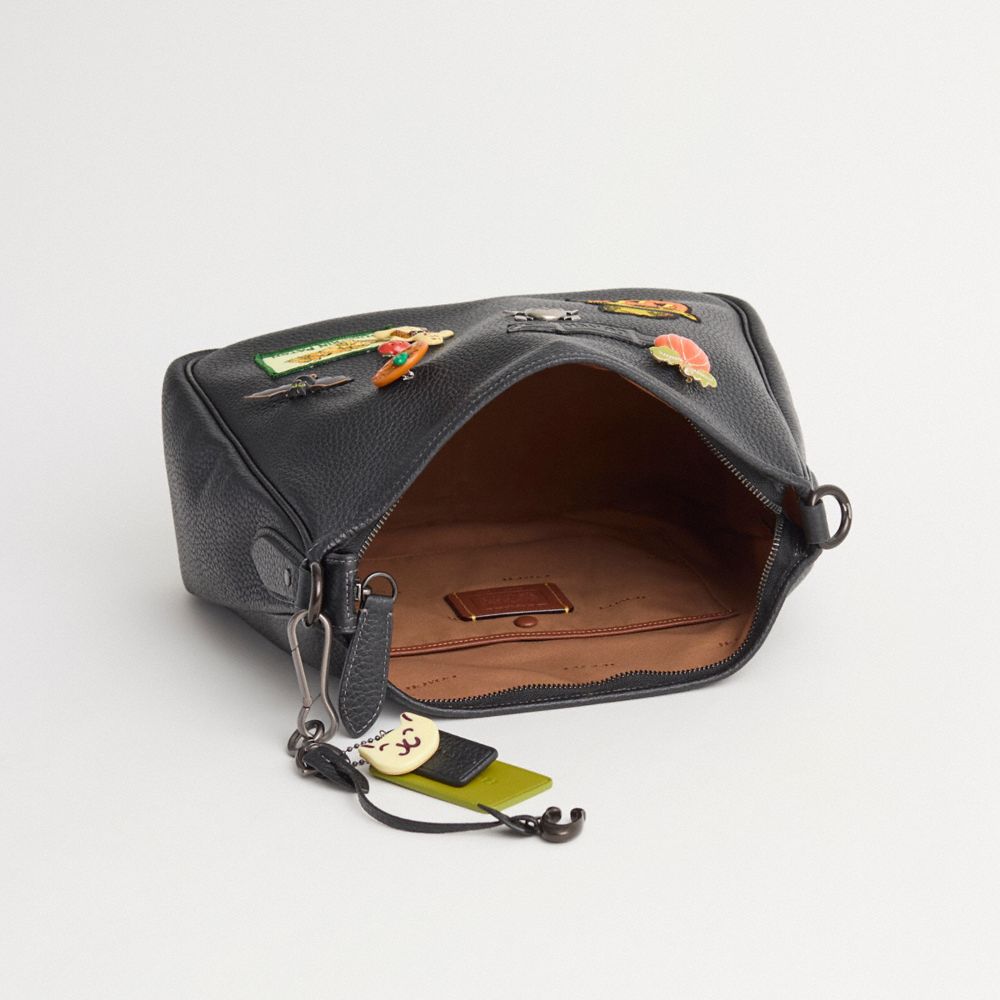 COACH®,Upcrafted Cary Shoulder Bag,,Inside View,Top View