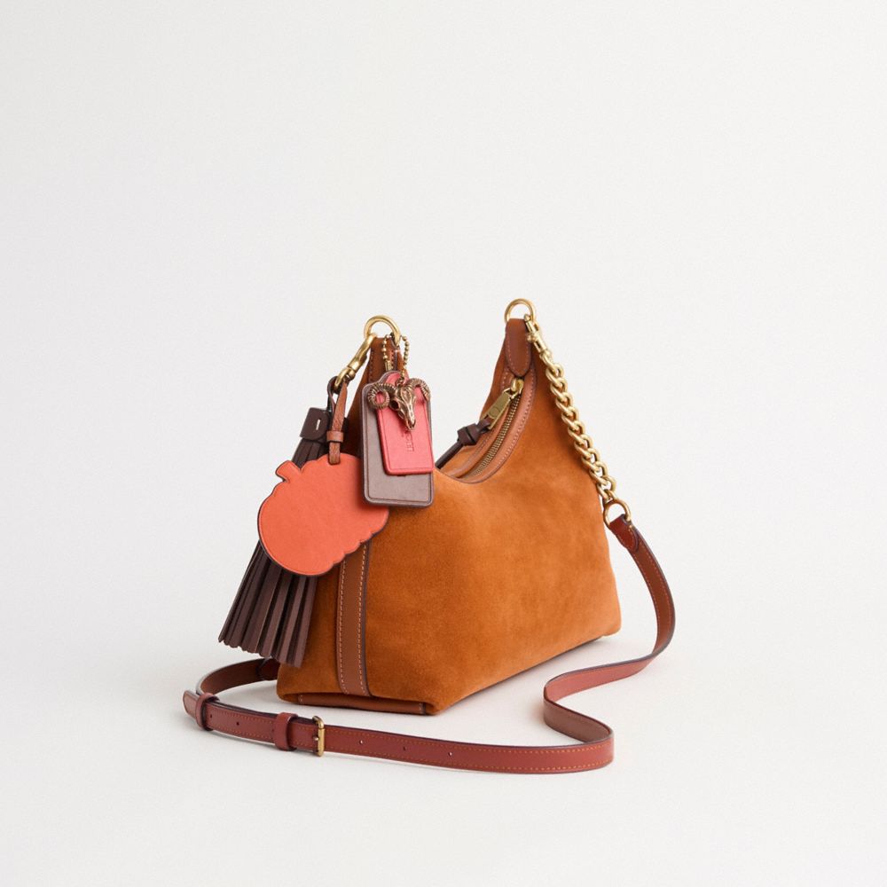 COACH®,Upcrafted Juliet Shoulder Bag,,Angle View