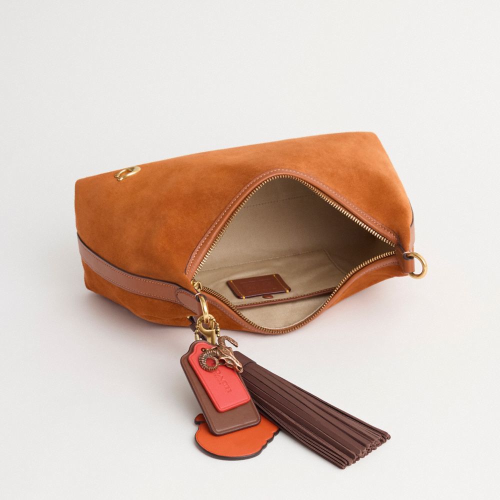 COACH®,Upcrafted Juliet Shoulder Bag,,Inside View,Top View