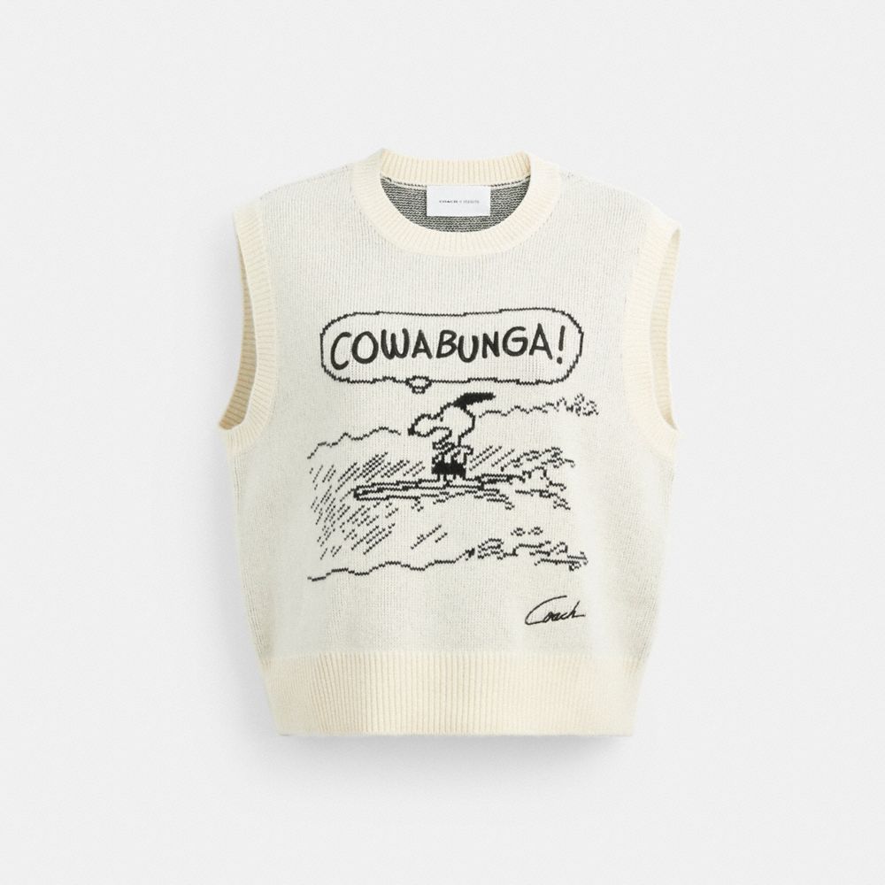 Coach X Peanuts Strickweste