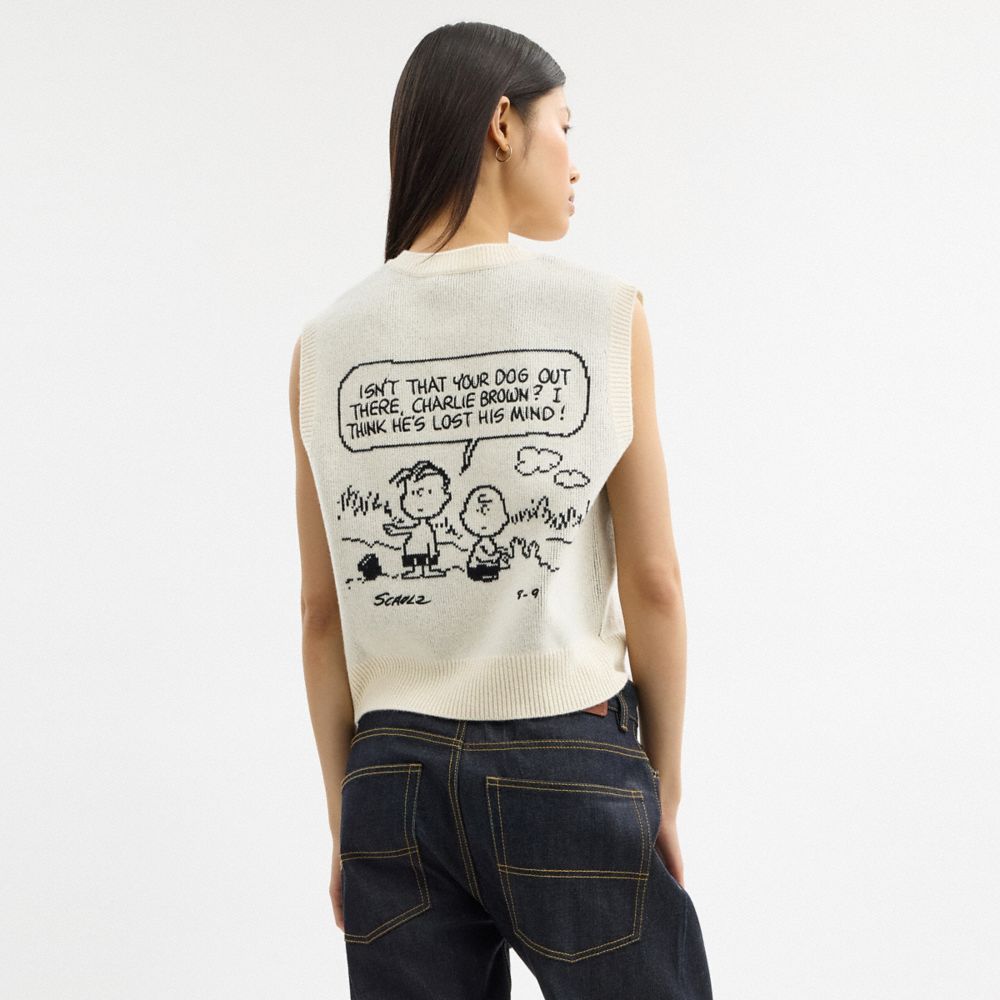 Coach X Peanuts Strickweste
