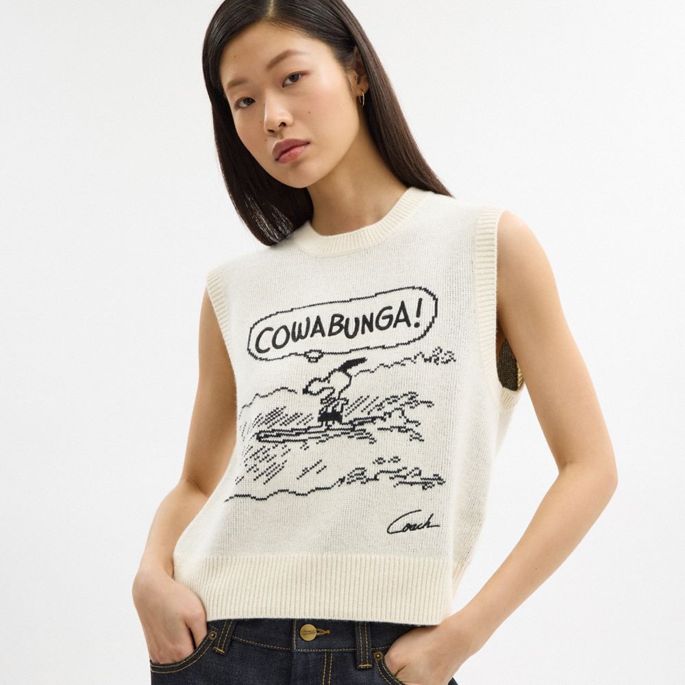 Coach X Peanuts Strickweste