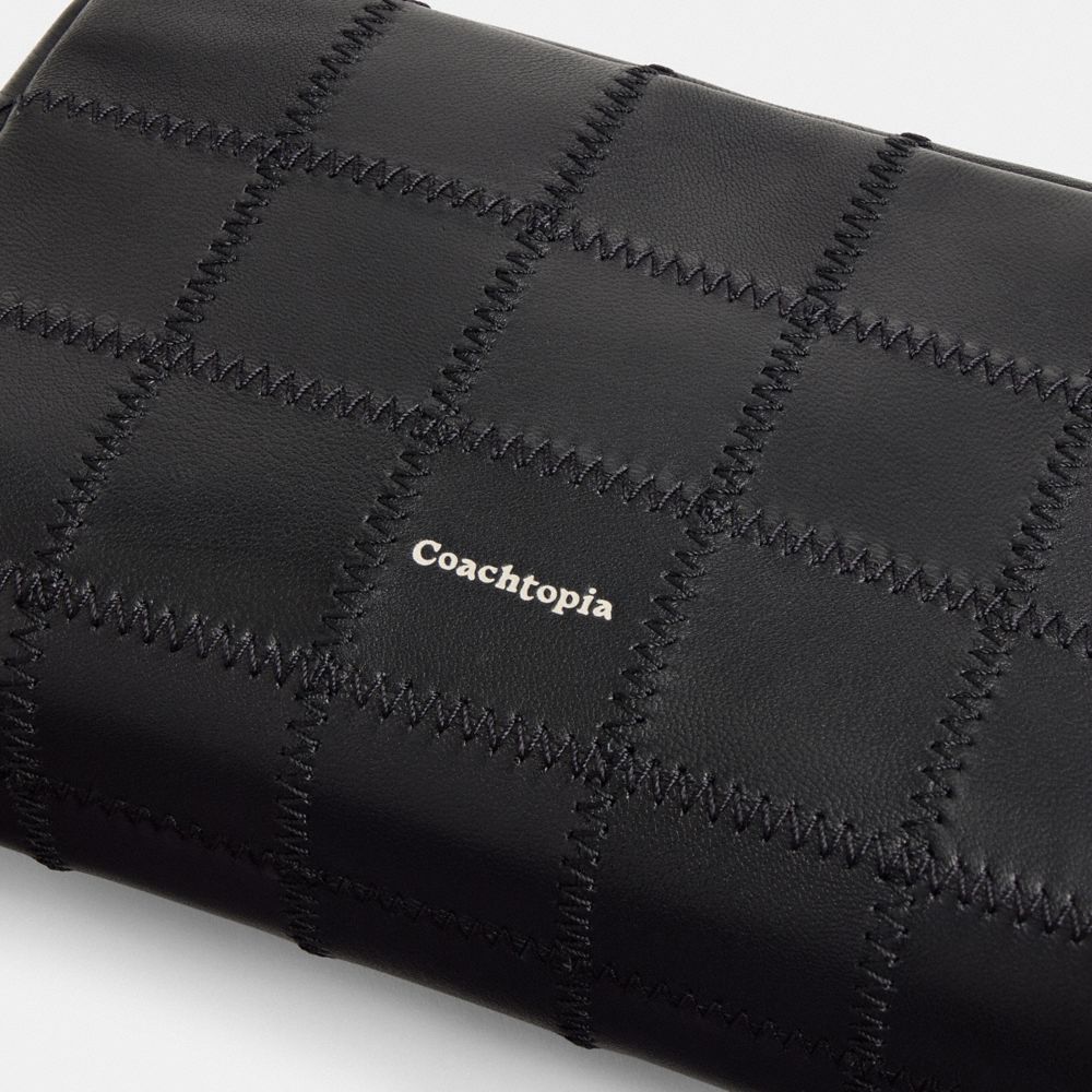Coach Kosmetikbeutel Aus Upcrafted Leder Im Schachbrettmuster