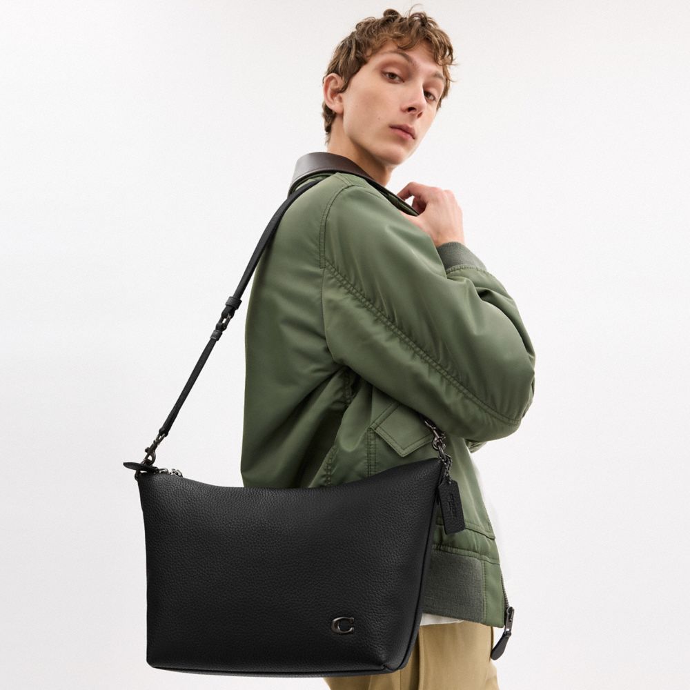 COACH®,Top Zip Messenger Bag,,Detail View