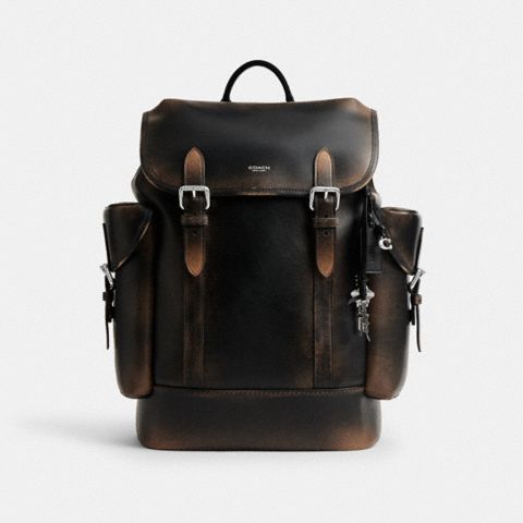 Рюкзак Coach Hitch Backpack In Loved Leather