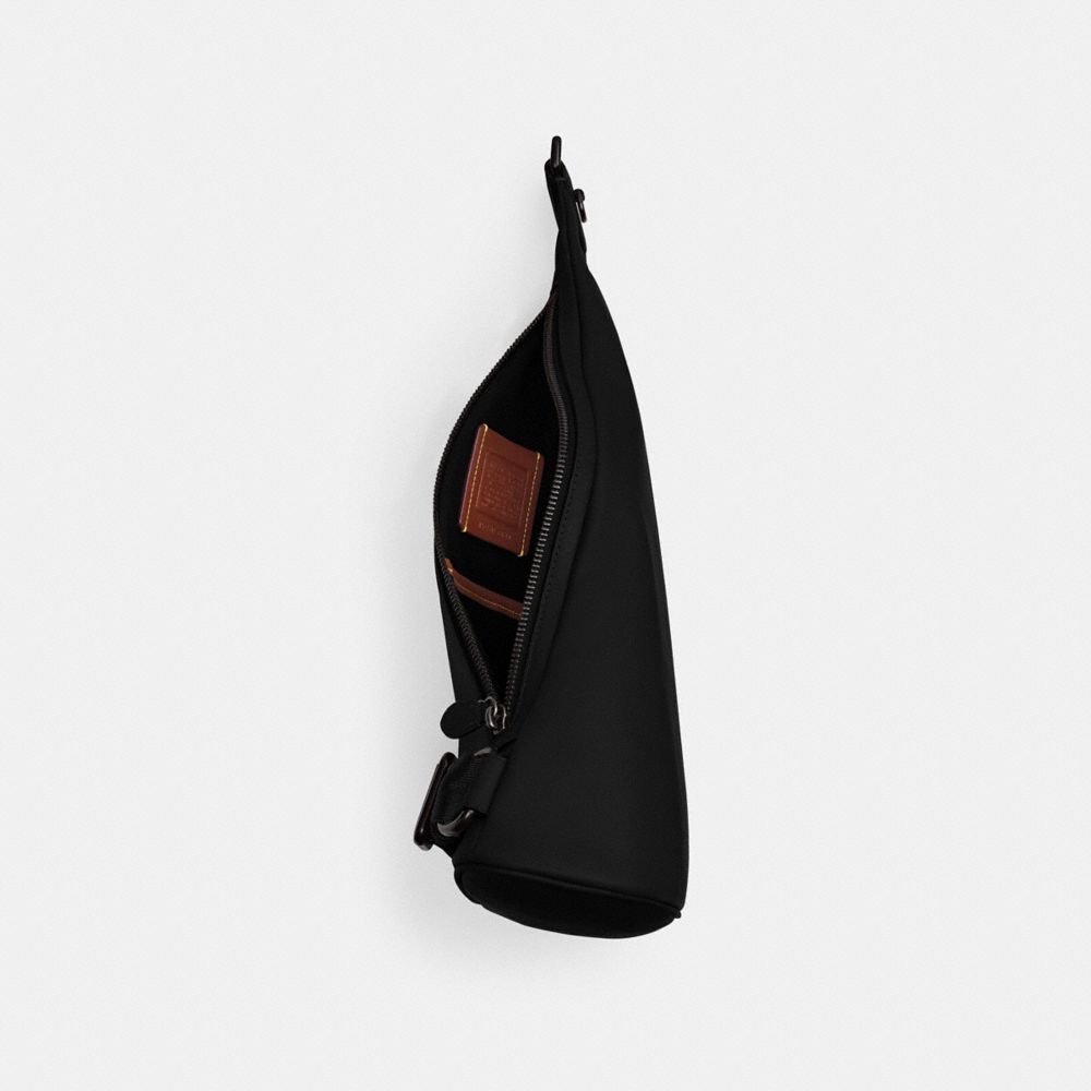 COACH®,Triangle Sling Bag,,Inside View,Top View