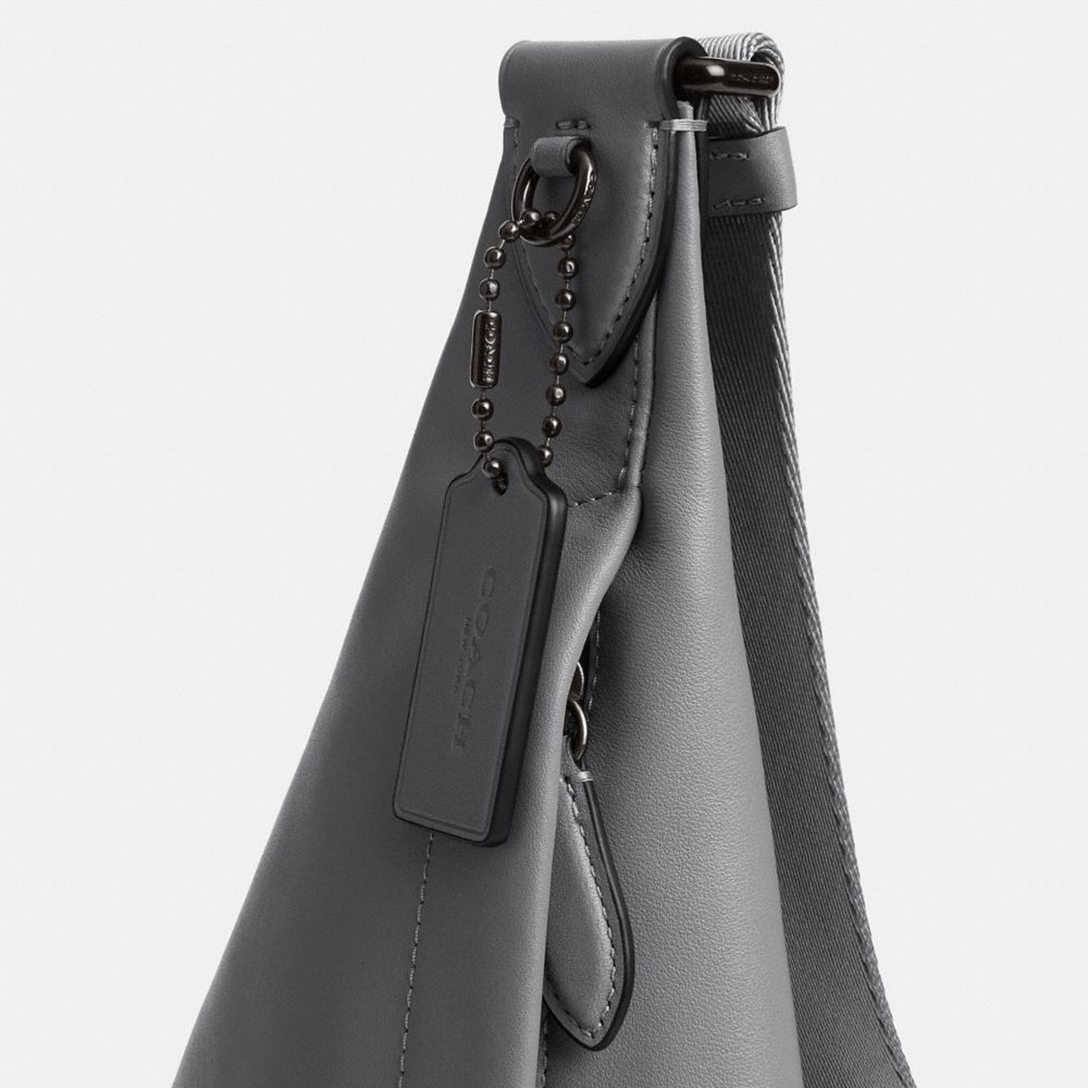 COACH®,Triangle Sling Bag,Gray,Closer View