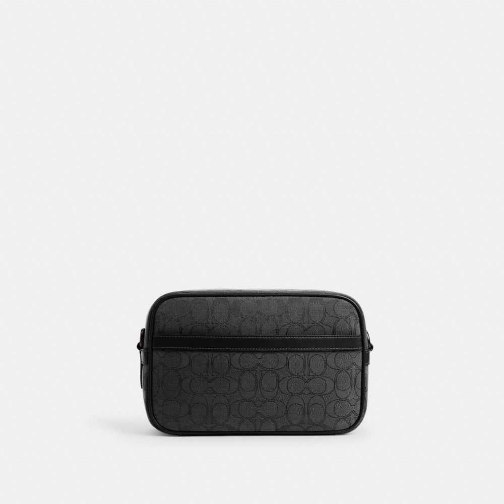 COACH®,Theo Camera Bag In Signature Jacquard,,Back View