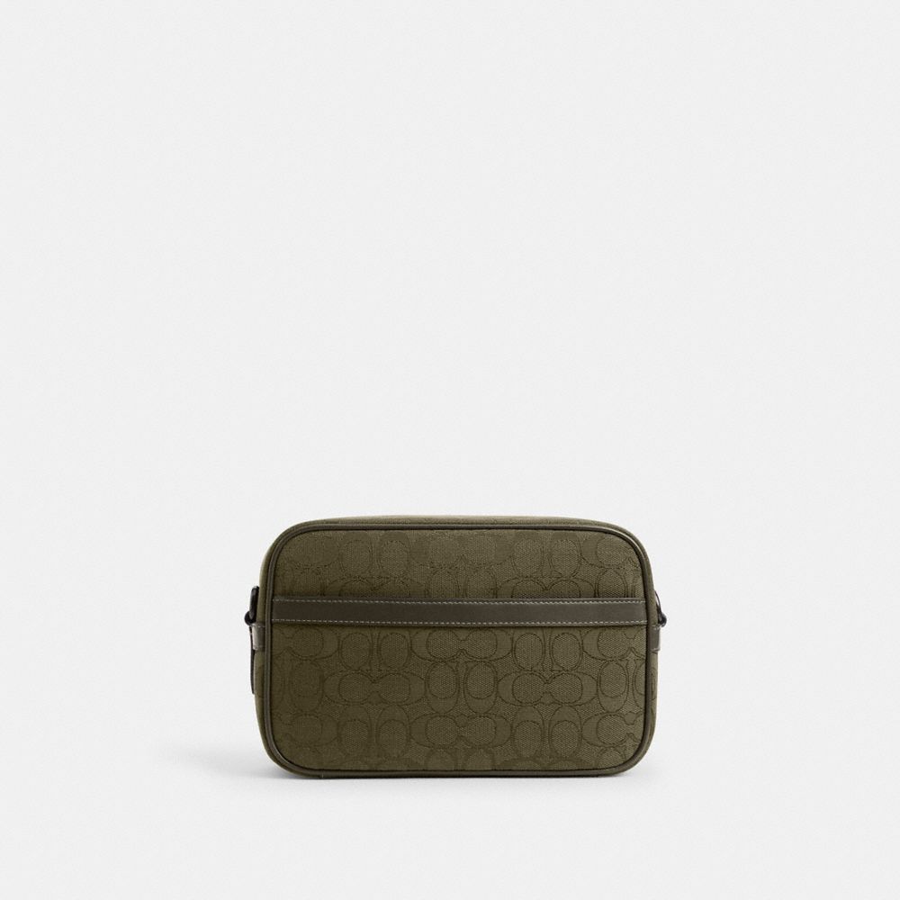 COACH®,Theo Camera Bag In Signature Jacquard,,Back View