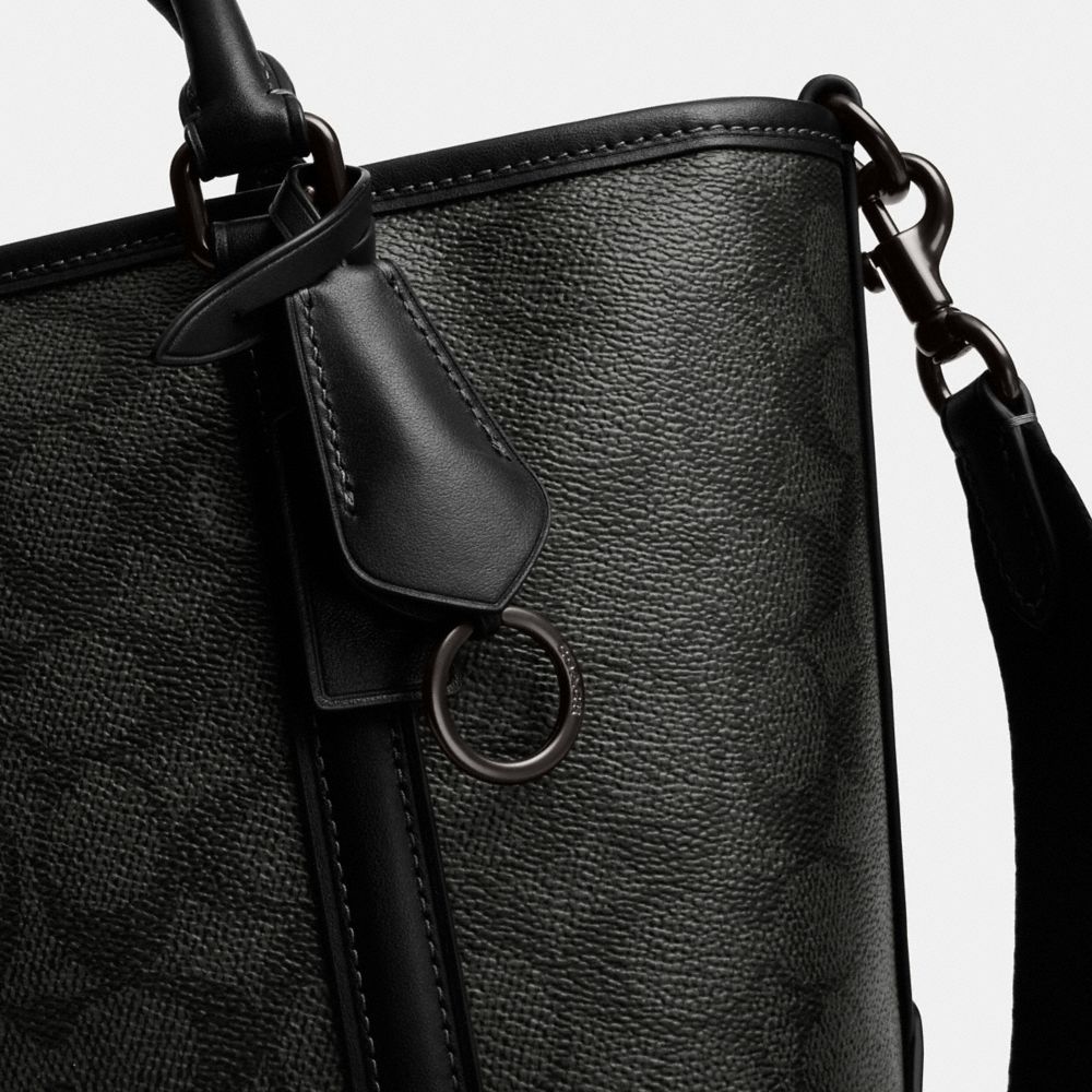 COACH®,Metropolitan Carryall Bag 22 In Signature Canvas,,Closer View
