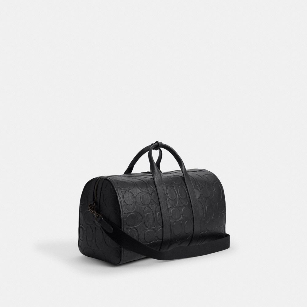 Coach Gotham Duffle Bag 45 In Maxi Signature Leather