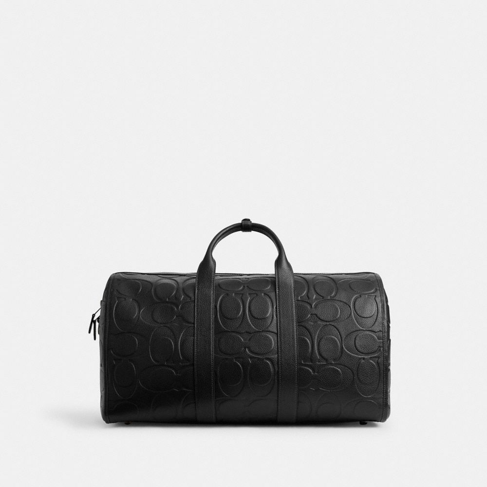 Coach Gotham Duffle Bag 45 In Maxi Signature Leather