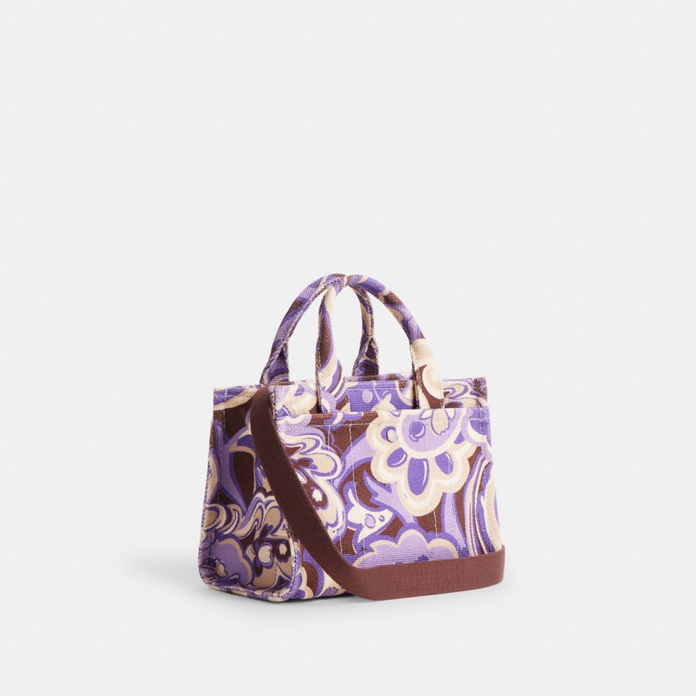COACH®,Cargo Tote Bag 20 With Paisley Print,,Angle View